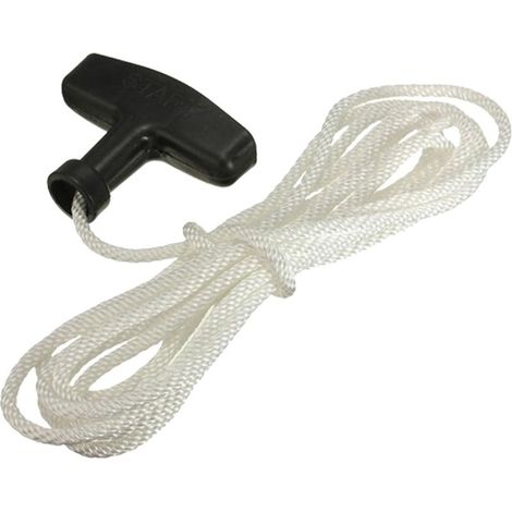 Corde de lanceur pour tondeuse à gazon Accessoires pour tondeuses et débroussailleuses — Corde de lanceur avec poignée (1/3)