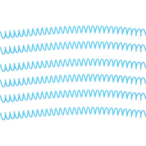 Set mit 20 hochbelastbaren Bindespiralen, 30 Löcher, 13 mm Durchmesser, blau (1/5)