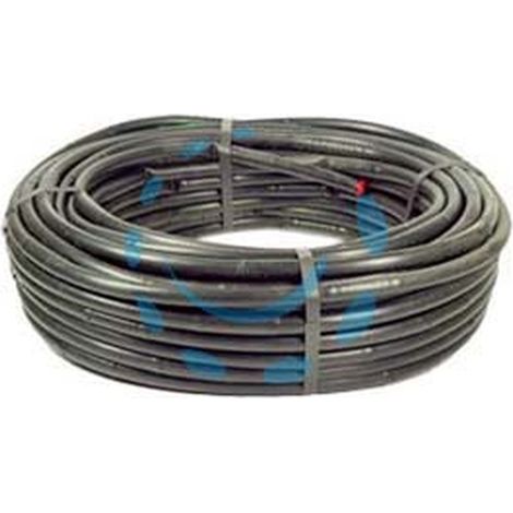ALA GOCCIOLANTE AUTOCOMPENSANTE MM.16 COLORE NERO - portata 2 lt./h. rotolo mt.100 fori ogni cm.33