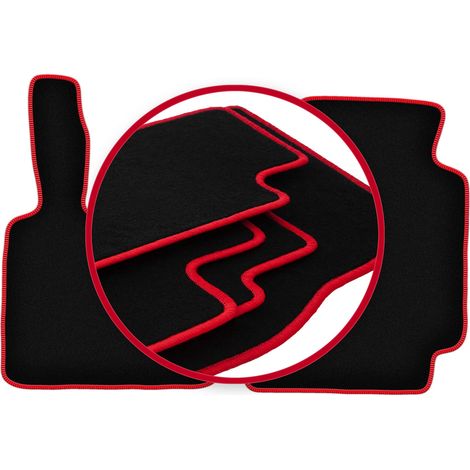 Tappetini auto CARLUX-RED per: Smart ForTwo I con zampa (1998-2007) (1/5)