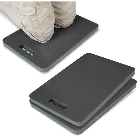 BRB 3x Knieschutzmatten, LxBxH 480x320x33 mm, PVC-Nitril-Mischung, schwarz (1/3)