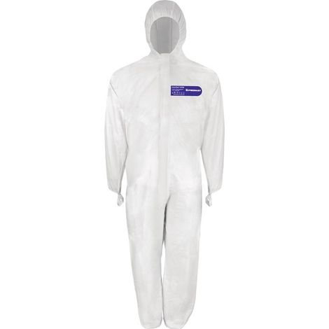 Combinaison de protection CoverStar® – CS 500 taille L blanc catégorie EPI III P (1/4)