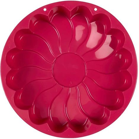 Moule à gâteau en silicone forme marguerite 8 parts (1/5)
