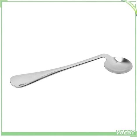Fafeicy Cuillère courbée Cuillère incurvée à alimentation automatique, réduit la pression du parapharmacie accessoire Main gauche (1/5)