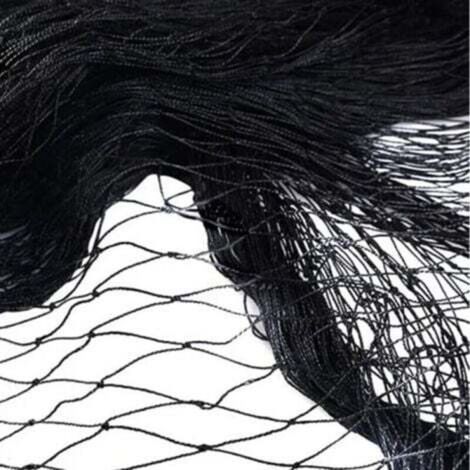 Bird Netting, Black Nylon Net for Fruit Plants, 7.5M x 15M