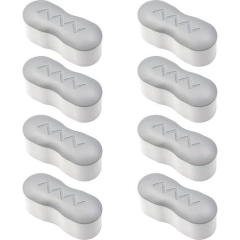 Juego de 8 protectores para asiento de inodoro con adhesivo fuerte, universales, para el hogar, hoteles y restaurantes.