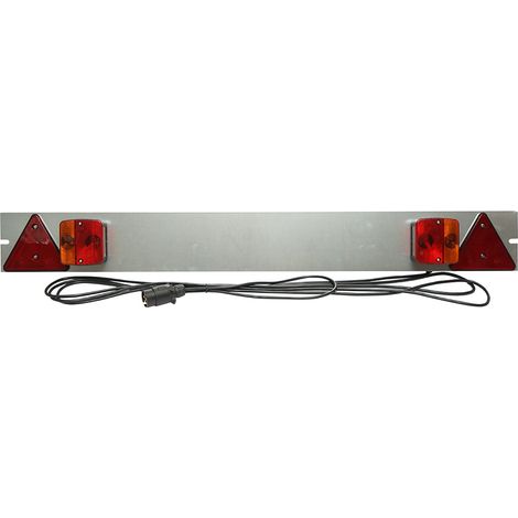 Barra con lampade, cavo da 6 m, spina a 7 poli