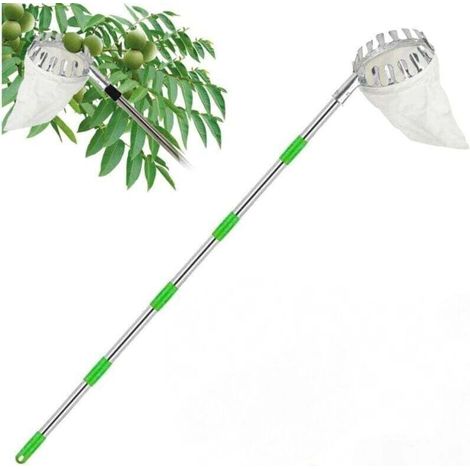 Telescopic fruit picker, detachable fruit-picking pole, maximum length 2 m (1/4)