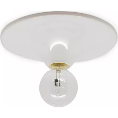 Punto luce relco diametro 25cm attacco e27 max 60w bianco - t/e1021/b