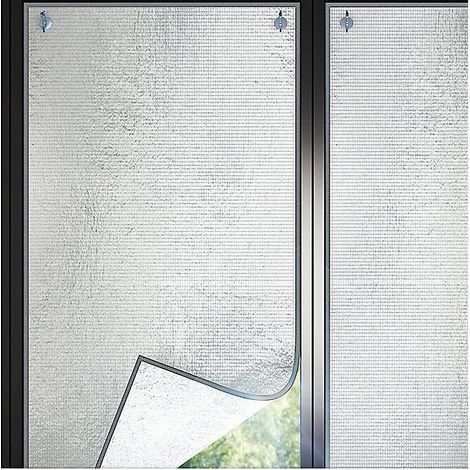 Écran de confidentialité, isolation thermique, film de fenêtre réfléchissant, protection UV, film de protection solaire, 60x100CM (1/5)