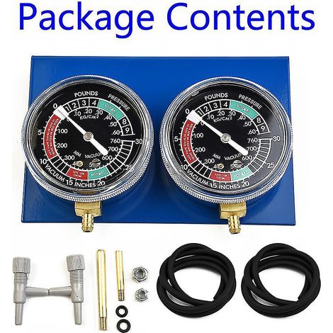 2pcs Motorcycle Carburetor Vacuum Gauge Balancer Synchronizer Tool Synchronizer Tool With Hose For Honda/yamaha/suzuki/kawasaki( 2pcs) (1/3)
