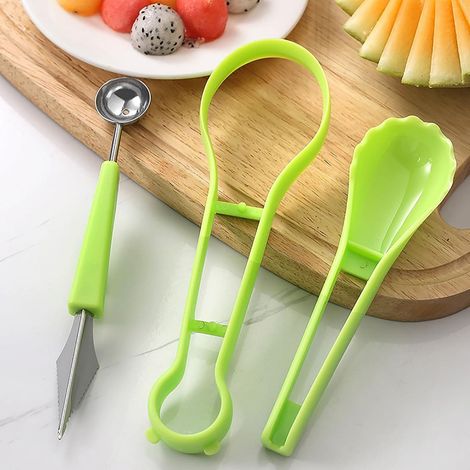 Ball Digger - Stainless Steel Fruit Scoop - For Watermelon Melon Kiwi - Single Unit (1/5)
