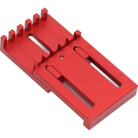 Règle de mesure de profondeur en alliage d'aluminium, jauge d'écart de scie 5-40 mm, outil de coupe et rainurage T1 (1/5)