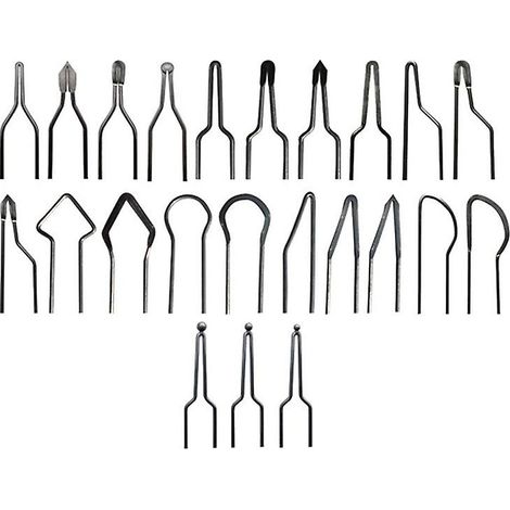 23 embouts pour machine à pyrogravure en forme de gourde, épaisseur 1,0 mm, pour machine à pyrogravure de 50 W (1/5)