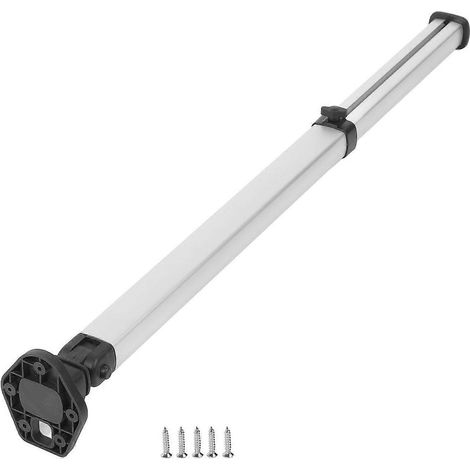 Table pliante pour camping-car avec hauteur réglable (20,3-31,3 pouces) en alliage d'aluminium, adaptée aux caravanes. (1/5)