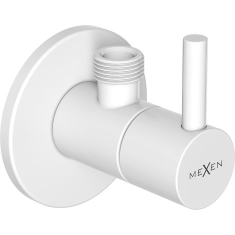 Mexen R2 vanne angulaire pour robinetterie 1/2"x3/8", blanc - 79972-20