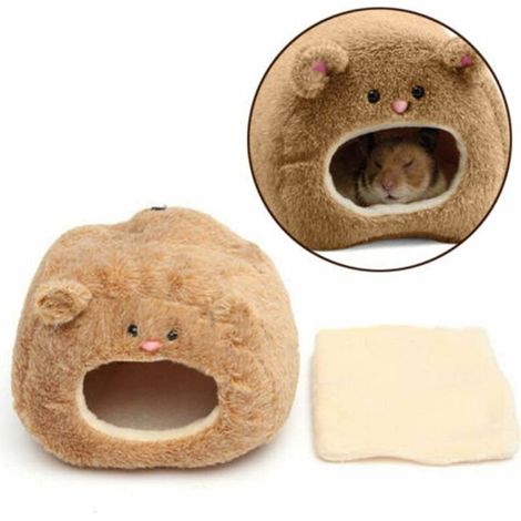 Hamac suspendu en peluche pour hamster. Un lit douillet et chaud pour les lapins. (1/5)