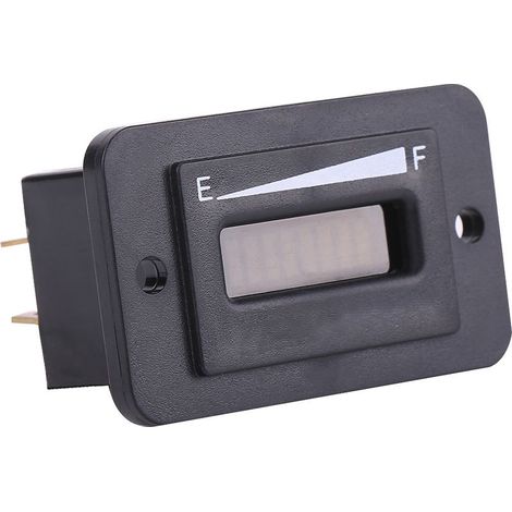 Indicatore batteria auto, indicatore digitale a LED 2V/24V/36V/48V per batteria carrello da golf, moto, carrello, auto, moto d'acqua (48 (1/5)
