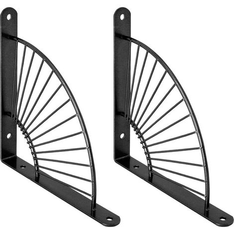 Lot de 2 supports muraux dorés, en métal robuste. - Online Store (1/5)