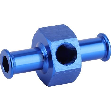 PortBlue Universal-Adapter für Lachgas-Kraftstoffdruckanzeige aus Aluminiumlegierung, 3/8-Zoll-Schlauchanschluss, 1/8-Zoll-NPT-Anschluss (1/5)