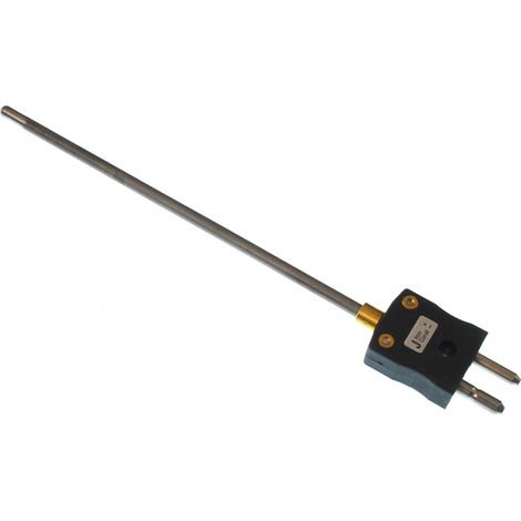 Thermocouple type J Ø 4.5mm, L 150mm, +1100°C max à Fiche mâle standard ( Prix pour 1 )