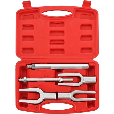 Kit Arrache Rotule Séparateur, Extracteur de Rotule Universel 5 Pièces, Outil de Démontage Type Fourche 17/23/28 mm pour Voitures (1/4)