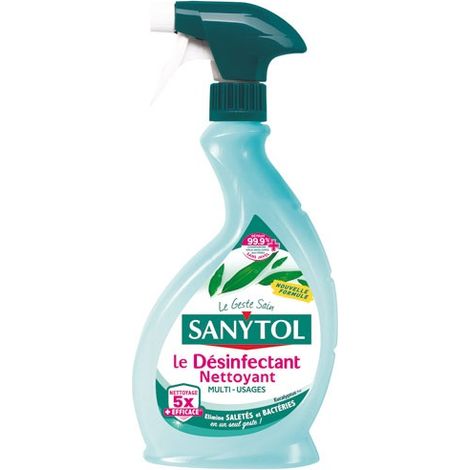 SANYTOL - Désinfectant nettoyant multi-usage eucalyptus 500 ml (1/2)