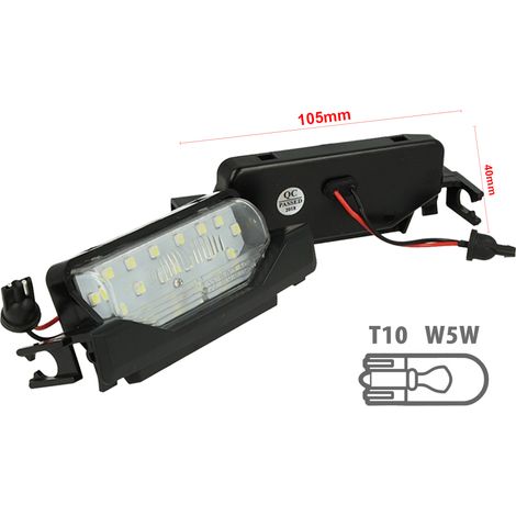 Kit Luci Targa Led Mazda 6 2009-2015 Bianco Canbus No Errore 12V 2W (1/3)