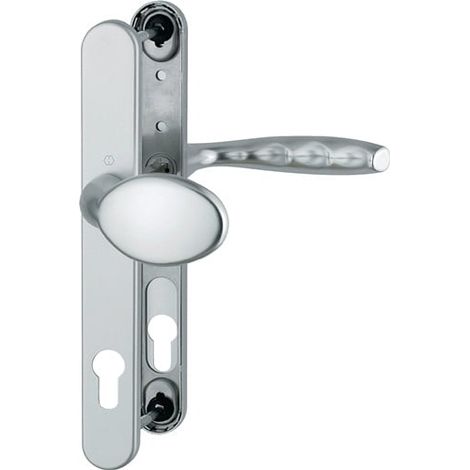 HOPPE guarnitura per porta profilata NY 76G/3346/1810 alluminio F1 PZ per spessore porta 67-72mm - 3257469