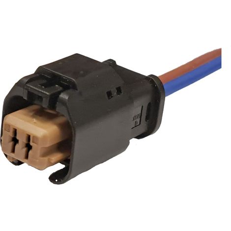 Connettore femmina a 2 pin sicma-2 marrone, connettore HP marrone (1/4)