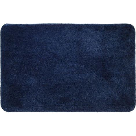 Sealskin Angora Tapis de bain 90x60cm polyester bleu (1/5)