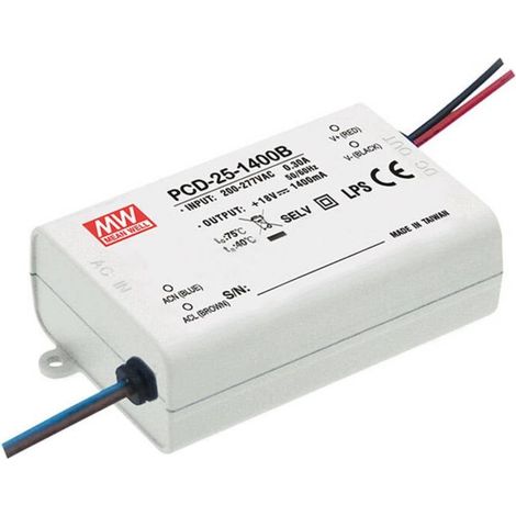 Driver LED Mean Well PCD-25-350B (1/3)
