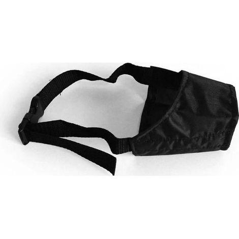 Muselière chien respirante anti-morsure, anti-aboiement, masque pour animaux, barrière de protection, accessoire de dressage, taille A 23x6 cm, couvre-museau confortable et ajustable. (1/5)
