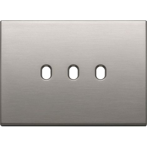 VIMAR - 22673.3.11 Plaque en nickel brossé vintage 3Mx3