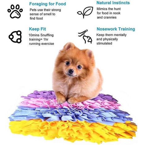 Duftende Spielmatte für Hunde, Trainingsdecke, Futtermatte für Hunde und Katzen