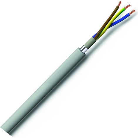 [GEBRAUCHT] B-Ware Nym(st) J Mantelleitung Kabel Stromkabel 3x2,5mm² Grau 100m Pvc Schirmung