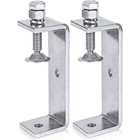 2Pcs Serre Joints C 100MM, Pince C Acier Inoxydable, Pince en C Pince à Bois avec Larges Ouvertures de Mâchoire pour Soudage Charpentier Montage Domestique, l'Ébénisterie