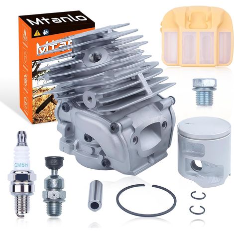 Kit de piston de cylindre 43Mm pour tronçonneuse Husqvarna 545 550Xp compatible avec Jonsered Cc2252 (1/5)