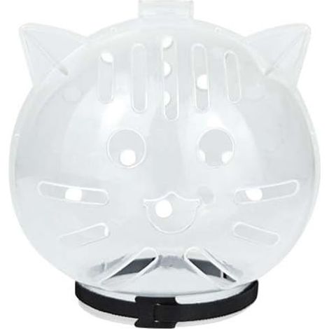 Muselière anti-morsure pour chat - Muselière transparente en plastique respirant - Taille L : 5 à 7,5 kg - Transparent (1/5)