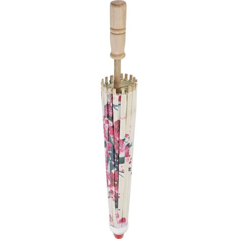 Parapluie Artisanal Chinois en Papier Huilé pour Danse Classique - Motif Fleur de Prunier (1/5)