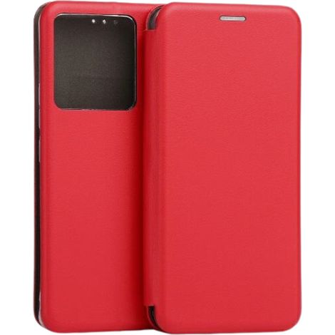 Funda magnética Beline Book para Xiaomi RedmiNote 13 Pro 5G roja