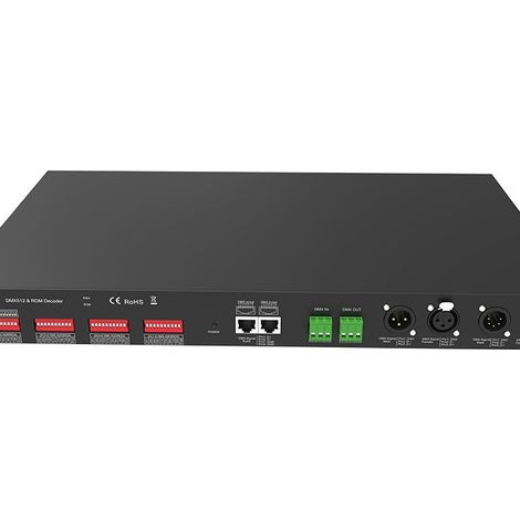 32-channel constant current DMX512 and RDM decoder D32C, 12-48 V DC 350 or 750 mA