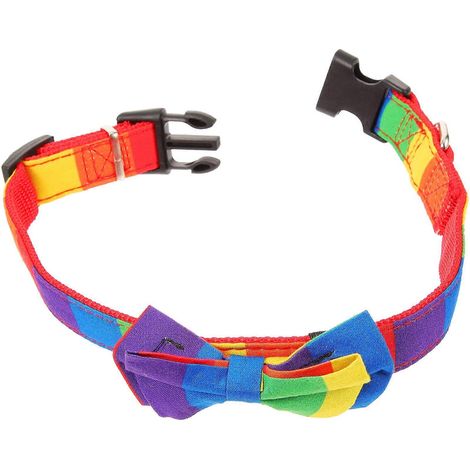 Collar para perro pequeño de tela, colores surtidos, estilo llamativo. (1/5)