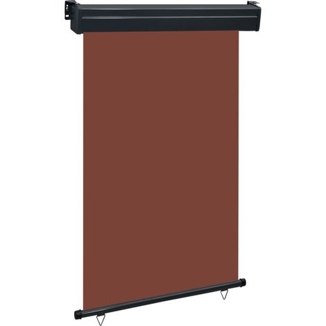 Auvent latéral de balcon 120x250 Marron (1/5)