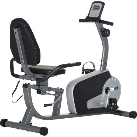 Halbliegendes Ergometer - .fr x FFHandball - LCD-Bildschirm, verstellbarer Sitz, 8 Widerstandsstufen