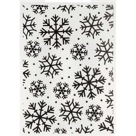 Weihnachtsschneeflocken-Prägemappen-Vorlage für Geschenk-Scrapbooking-Fotoalbum