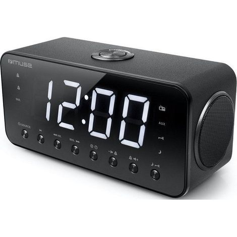Muse Radio-réveil M-192CR Noir (1/2)
