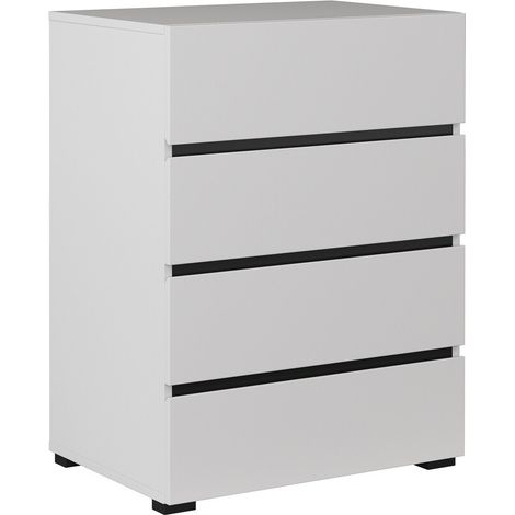 Cómoda Alfere 111, Blanco, Con cajones, Número de cajones: 0, 78x60x40cm