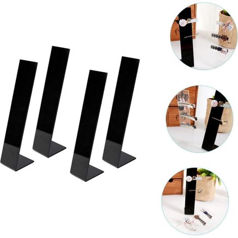 Transparenter Haaraccessoire-Halter aus Acryl [4er-Packung] (1/5)