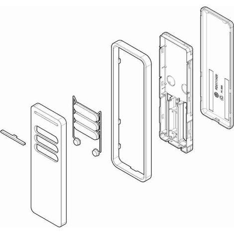 Kit de carcasa SPCG002700 para control remoto P1 Reemplazo original NICE SPCG002700